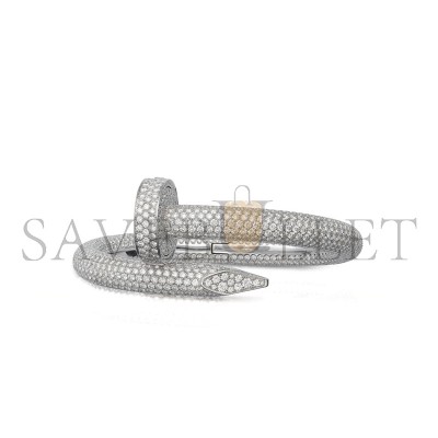 CARTIER JUSTE UN CLOU BRACELET EXTRA-LARGE MODEL PAVED REF. HP601192